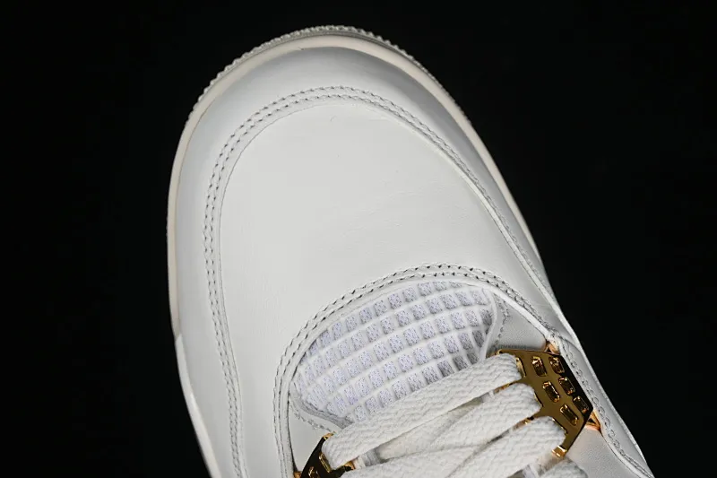 All categories Air Jordan Jordan series basketball shoes Air Jordan 4 LW version Air Jordan 4 Retro "Metallic Gold" AJ4 Joe 4 meters white gold AQ9129-170
